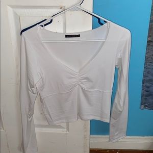 long sleeve crop top